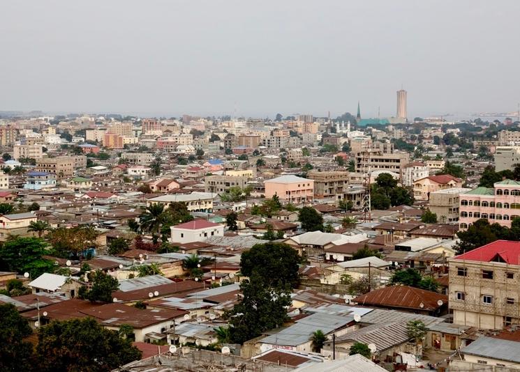 Brazzaville, vue d'en haut