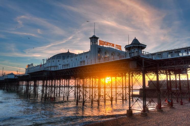 brighton jetée mer angleterre