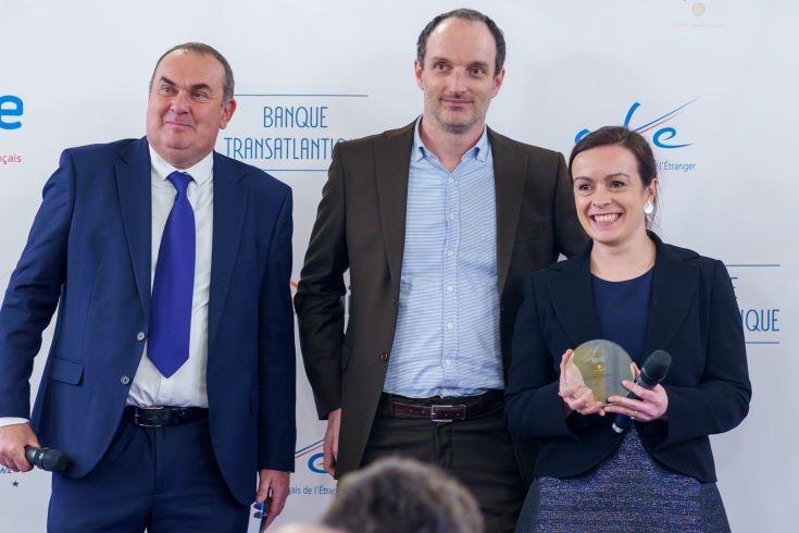 Cécile Moroni lors des trophées des Français de l'étranger