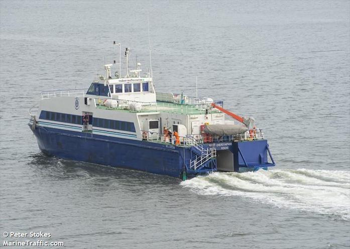 Le ferry reliant l'Inde au Sri Lanka, le cheriyapani