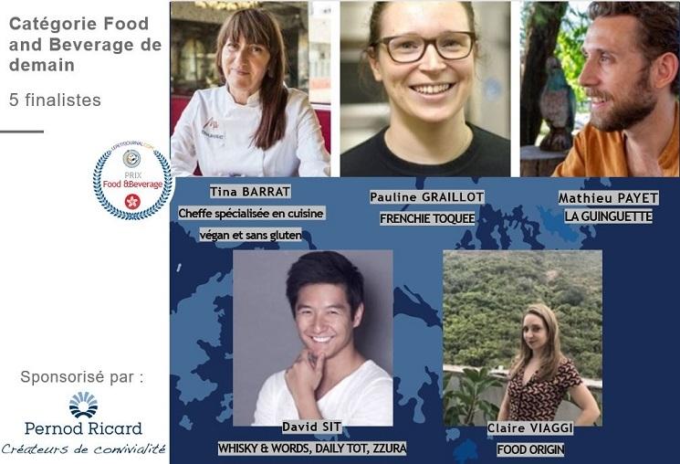 Trophées Hong Kong 2021 finalistes Food and Beverage