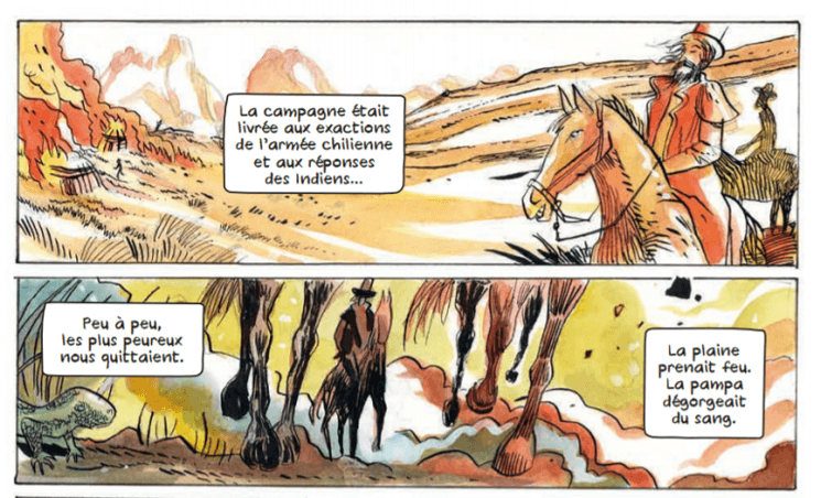 bande dessinee roi du vent araucanie mapuche aventure