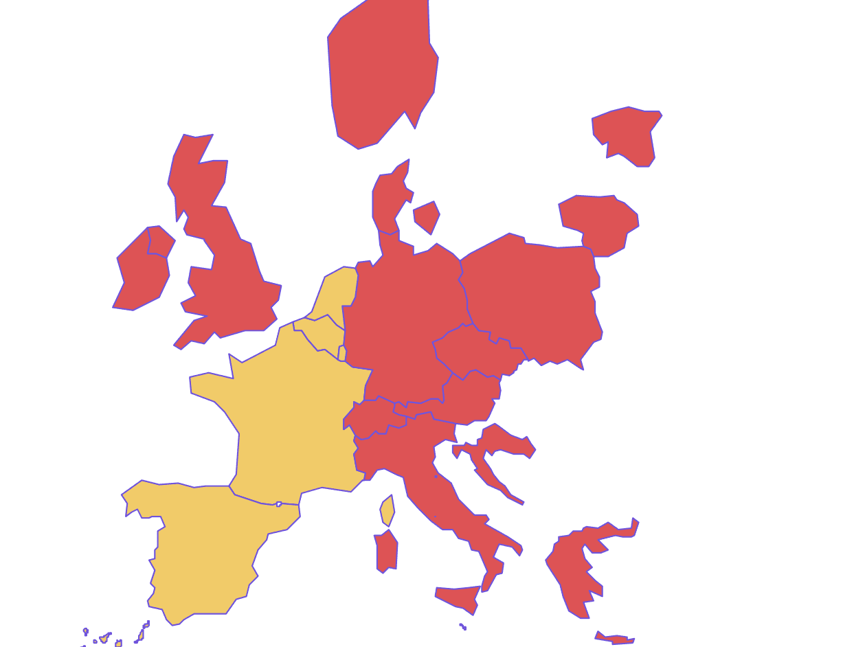 22 pays voyage autorisés 