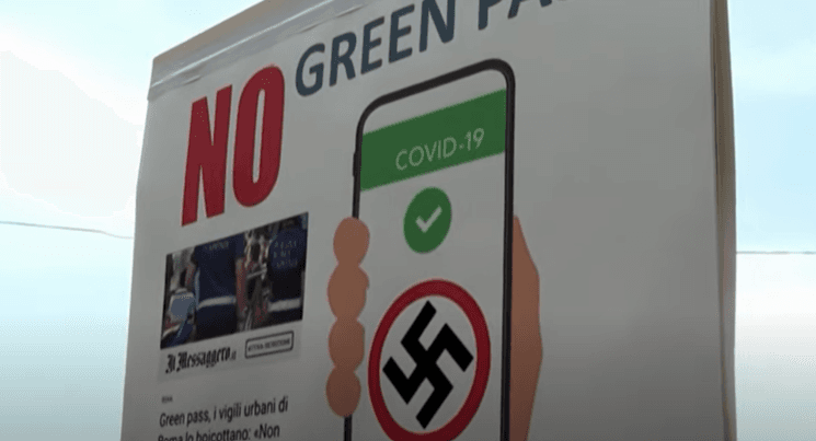 Le « green pass » comparé au passeport nazi par ses opposants