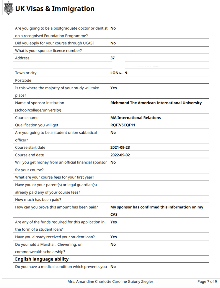 visa uk document 