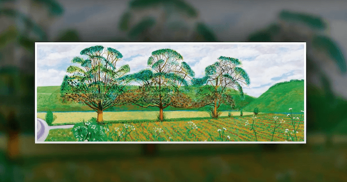 David Hockney : Three Trees Near Thixendale