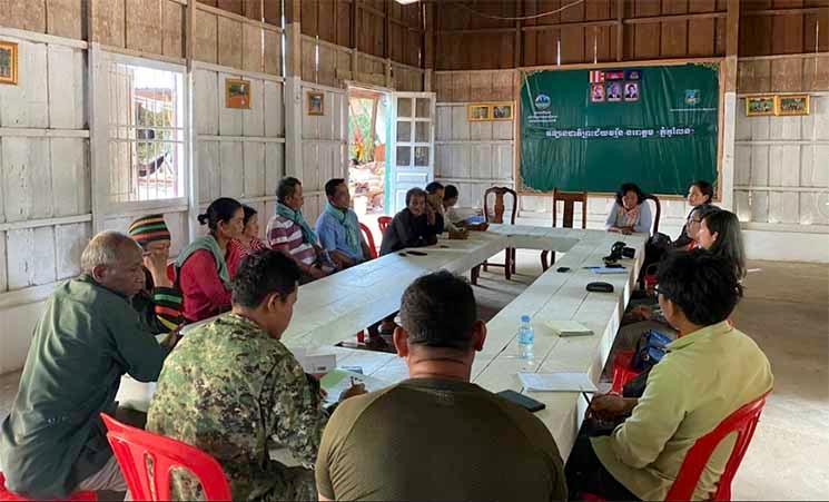 Formations destinées à renforcer les capacités et la sensibilisation des différentes parties prenantes. Photo : Projet ABS Cambodge/PNUD Cambodge