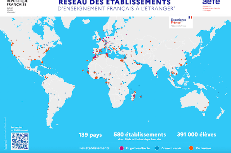 réseau AEFE 2023-2024 - @AEFE