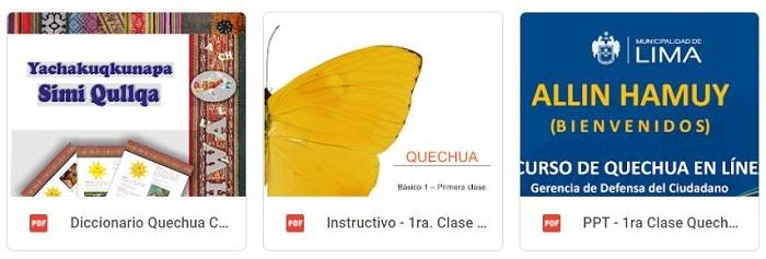 Apprendre le quechua gratuitement en ligne