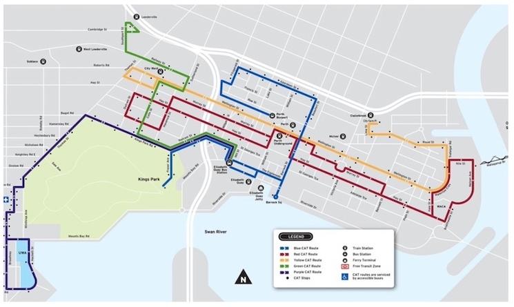 La carte des futurs circuits de CAT bus