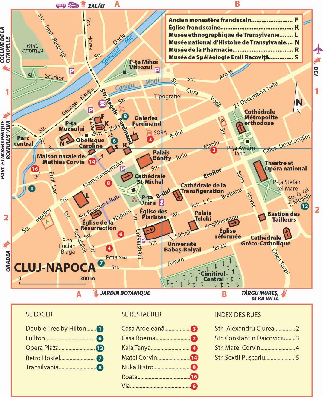 plan de la ville