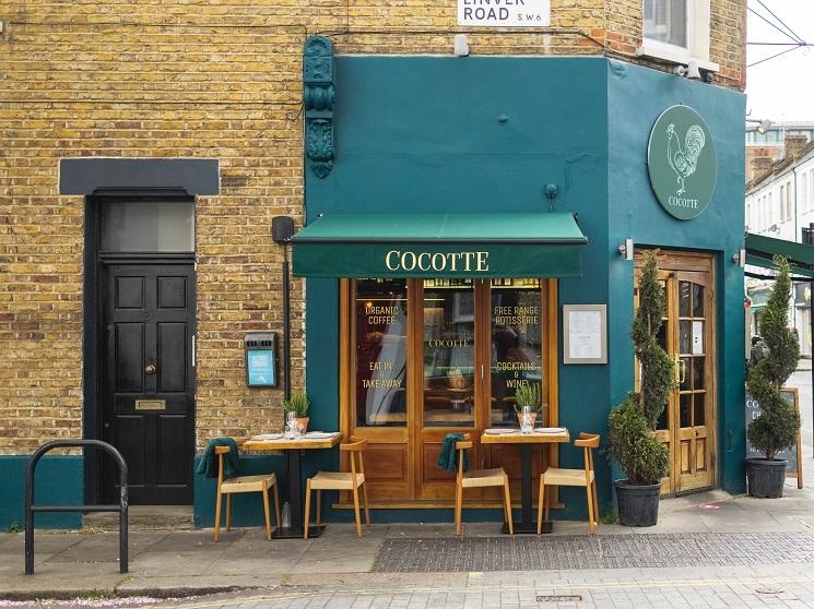 La façade d'une rôtisserie Cocotte 