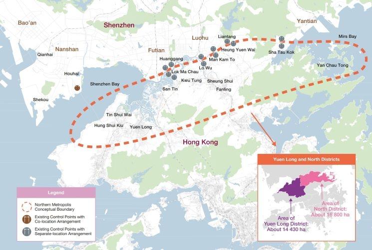 Conceptual Boundary of Northern Metropolis