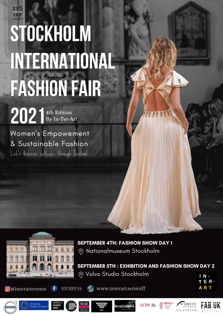 Affiche officielle salon international de la mode