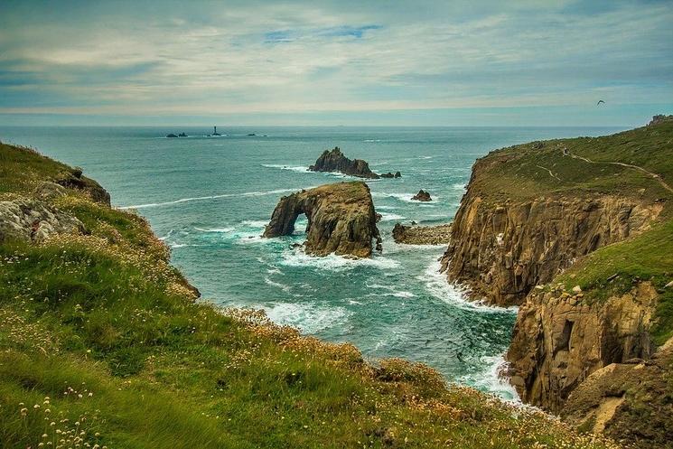 cornouailles falaises vacances angleterre