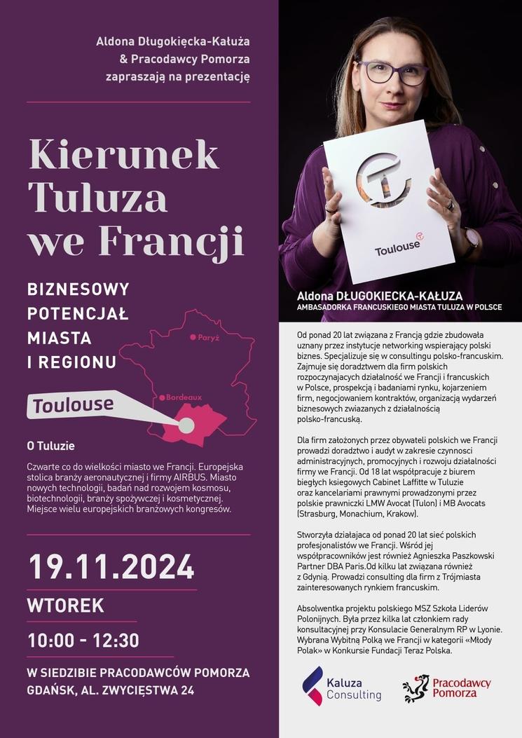 Rencontre avec Aldona Długokięcka-Kałuża, ambassadrice de Toulouse en Pologne