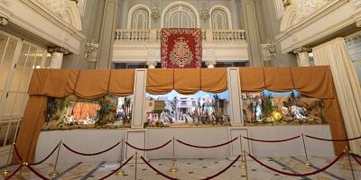 Crèche Noël Salon de Cristal Ayuntamiento Valencia