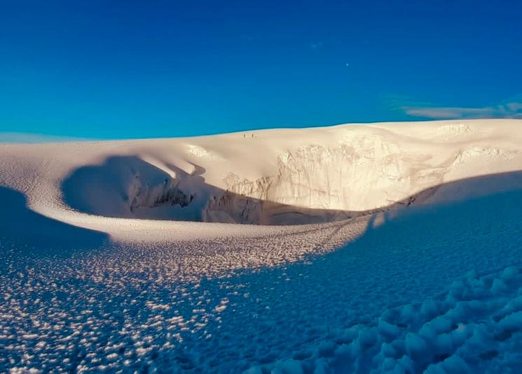 Cratère Volcan Nevado Del Tolima