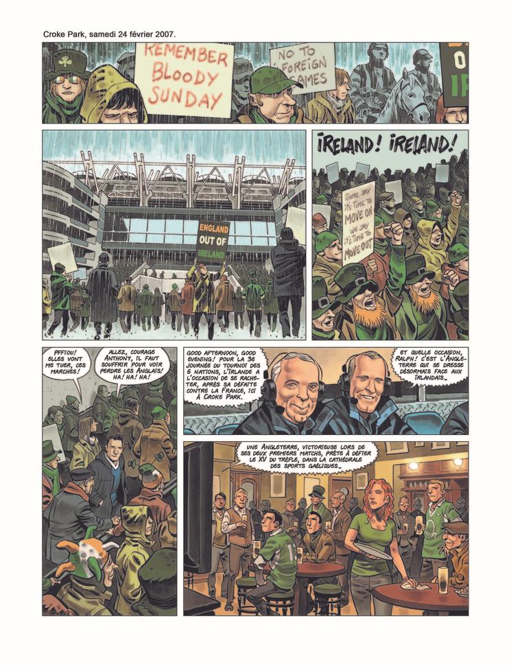 Croke Park, dimanche sanglant à Dublin, par S. Gâche et R. Guérineau © Éditions Delcourt, 2020 Publié dans la collection Coup de tête dirigée par Kris et L-A. Dujardin