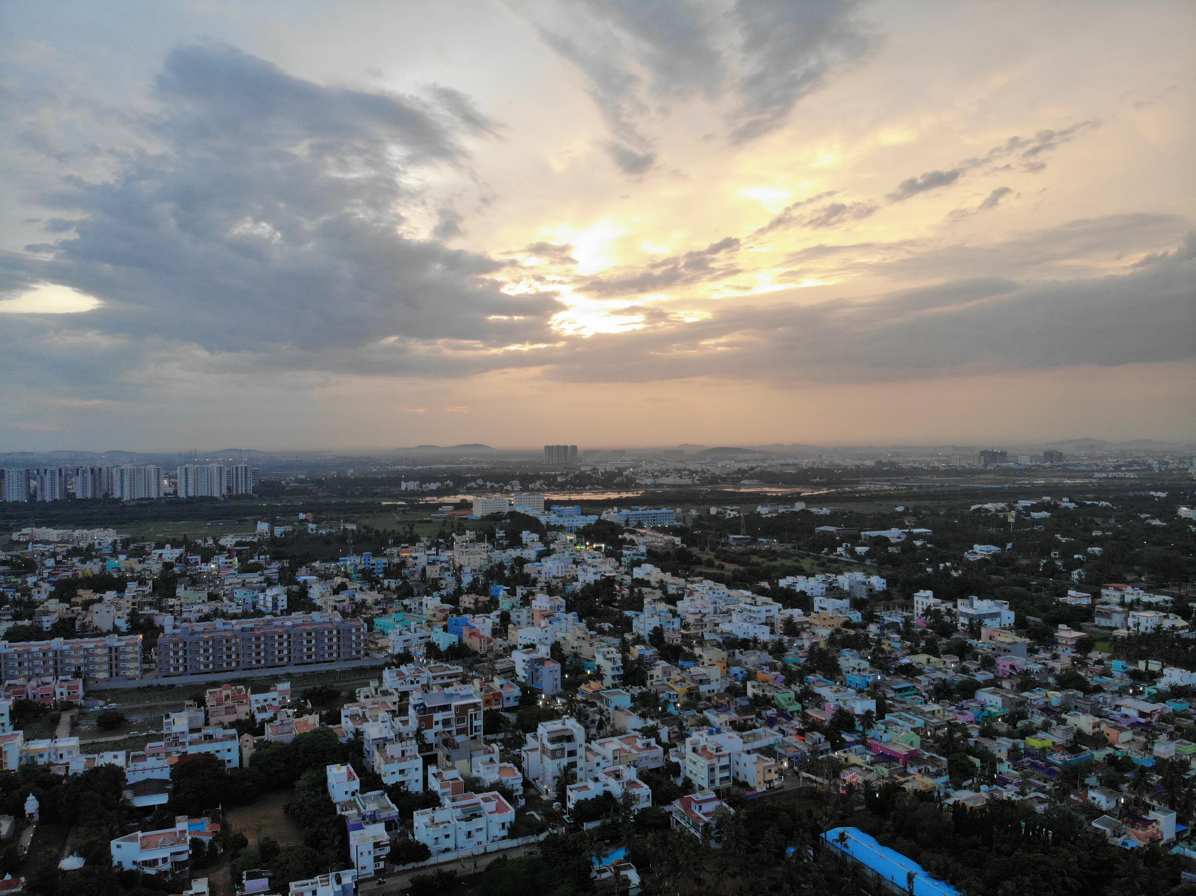 Chennai vue du ciel en 2019