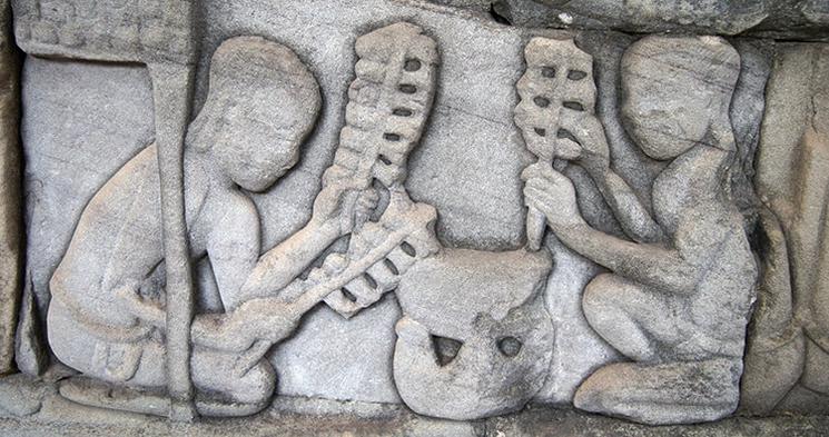 bas reliefs Bayon temple