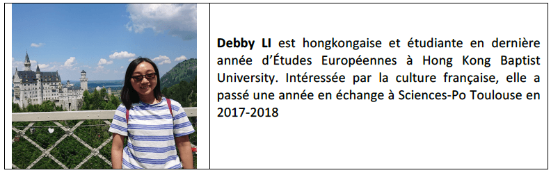 Debby Li etudiante hong kong baptist university 