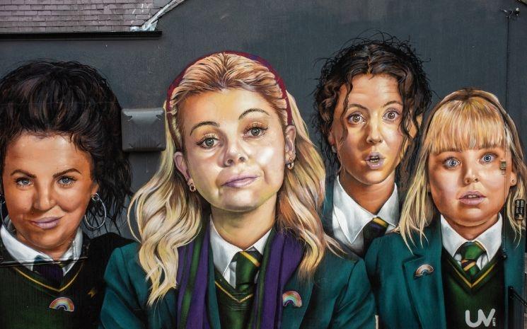 Derry Girls Mural, Martin McKeown, 2022