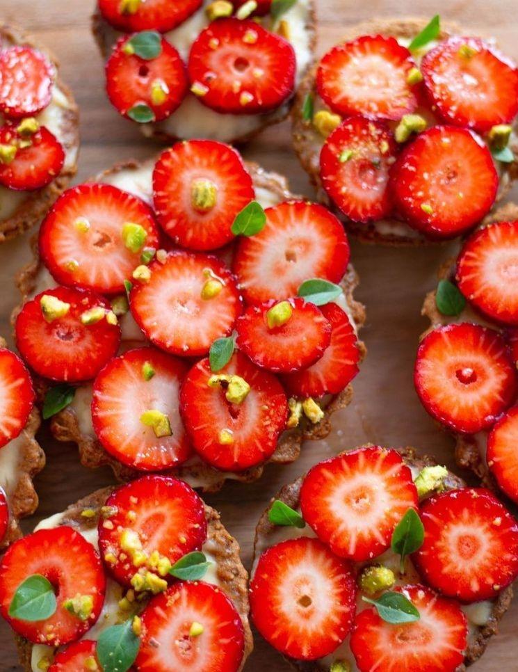 Tarte aux fraises vegane 