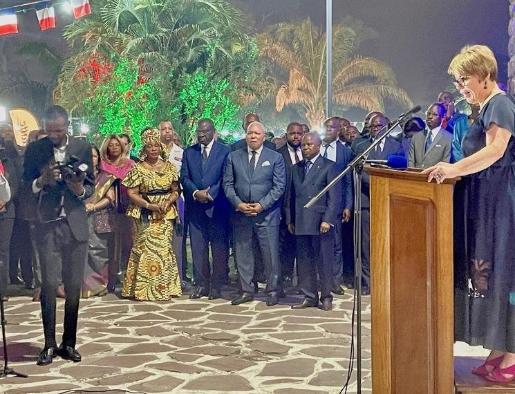 Discours de l'ambassadrice à la fête du 14 juillet à Brazzaville