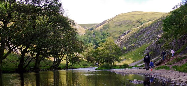 Dovedale en Angleterre