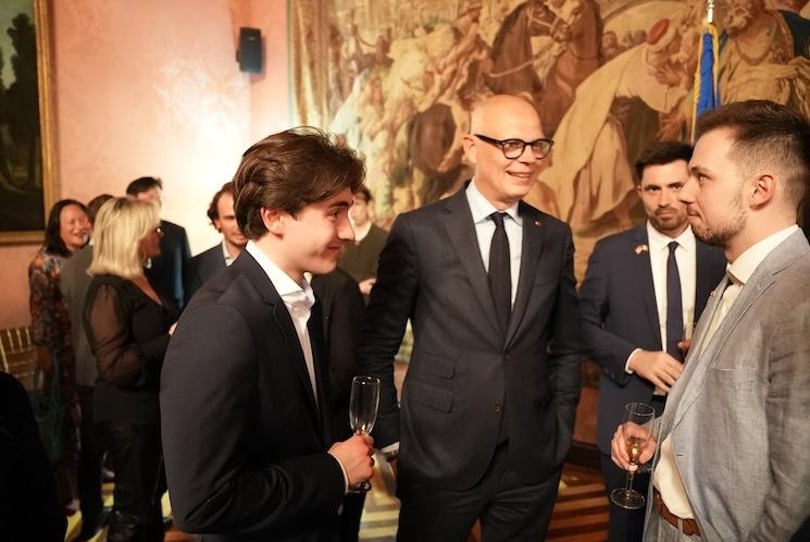 Xavier Bonnefont et Edouard Philippe au Consulat de New York