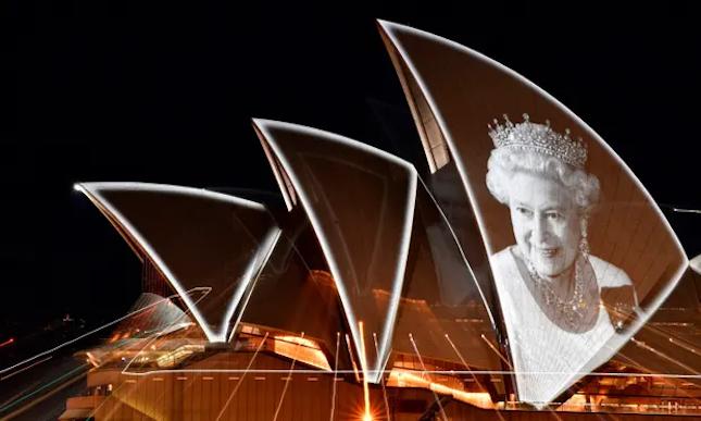 Hommage à Elisabeth II en Australie