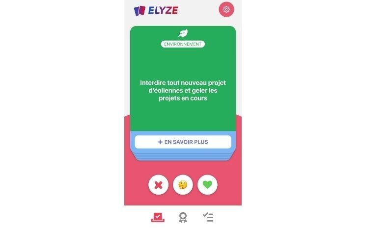 Elyze, une application créée par deux étudiants nommés Grégoire Cazcarra et François Mari