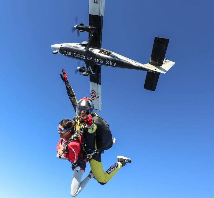 saut en parachute