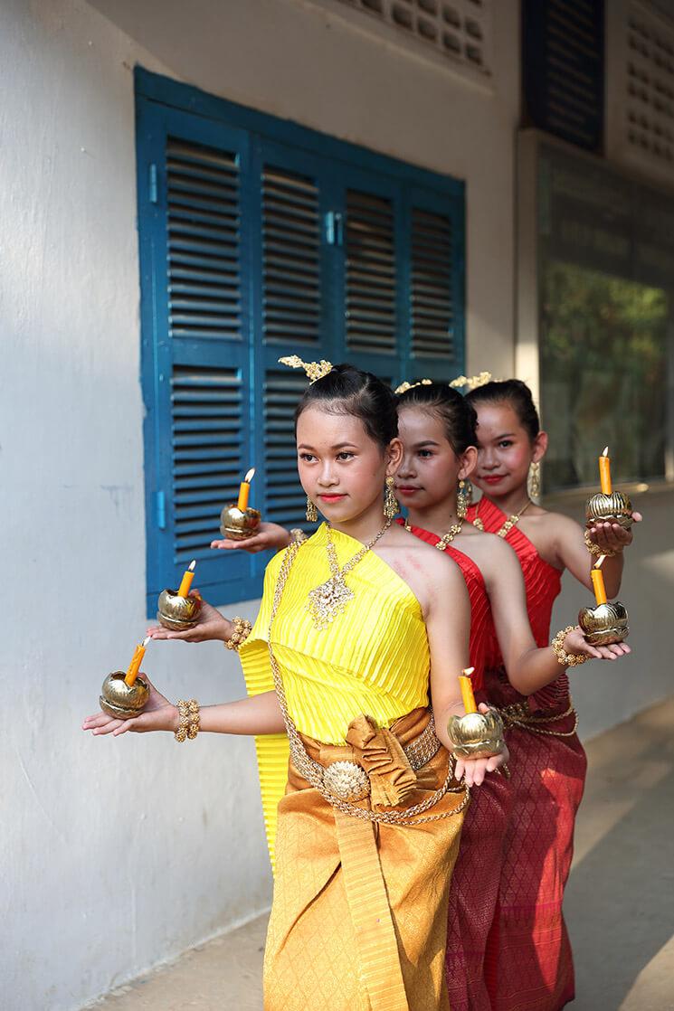 Etudiantes en dance traditionnelle