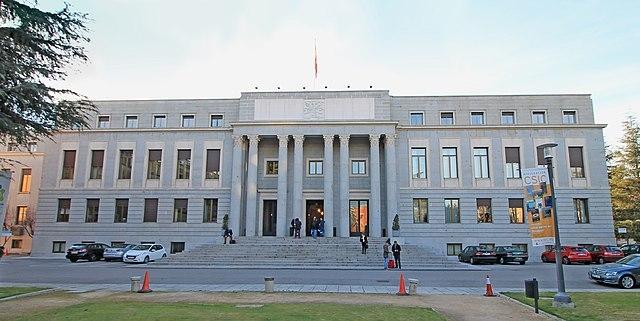 Façade du CSIC à Madrid