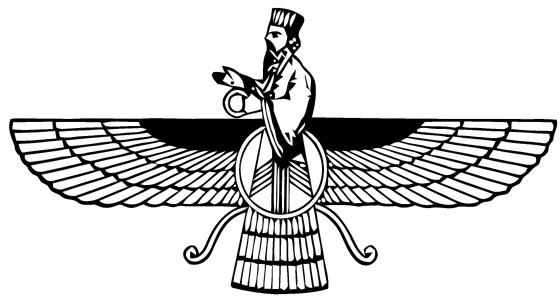 L'emblème du zoroastrianisme