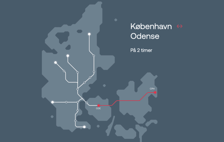 Fleet relie 19 villes du Danemark