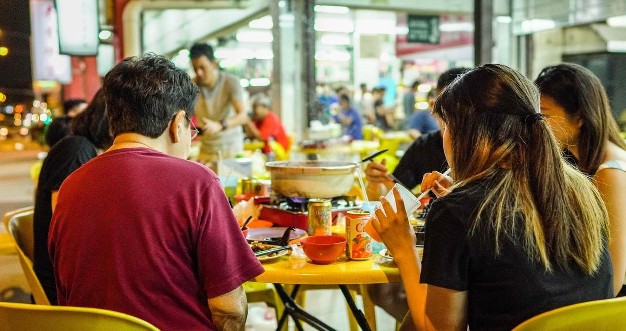 manger sain singapour foodcourt