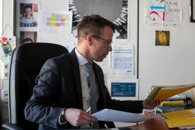 Frederic Kriegel à son bureau