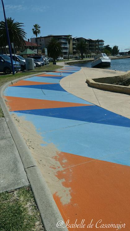 Fremantle biennale - Orange path