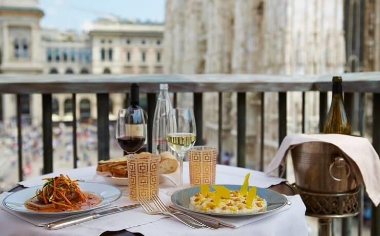 Terrasse Giacomo Arengario Milan