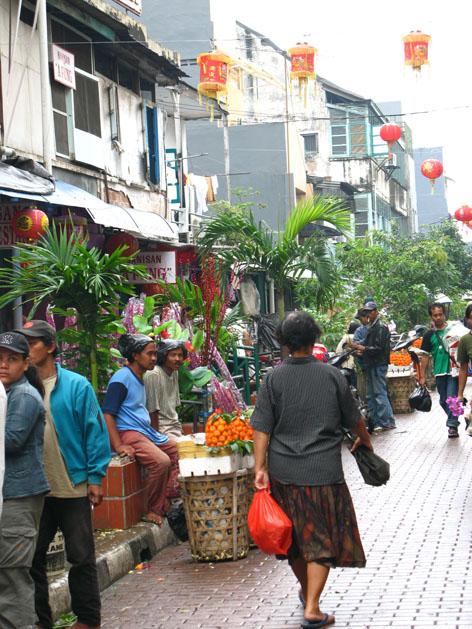 Glodok/quartier/chinois/jakarta/indonésie