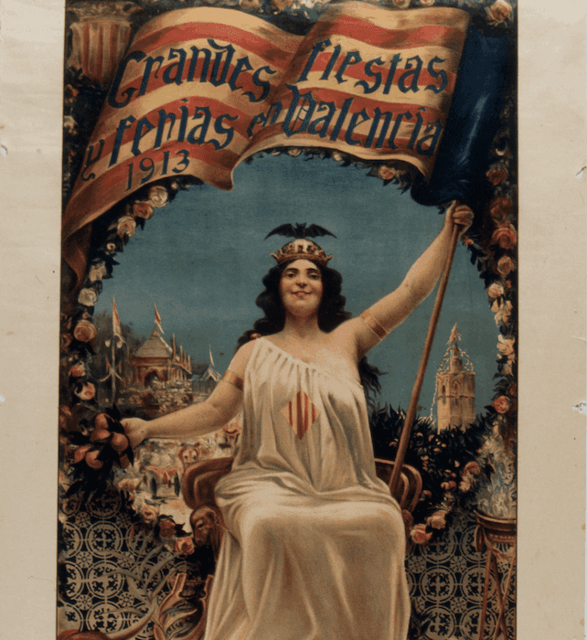 affiche de la gran feria de valencia en 1913