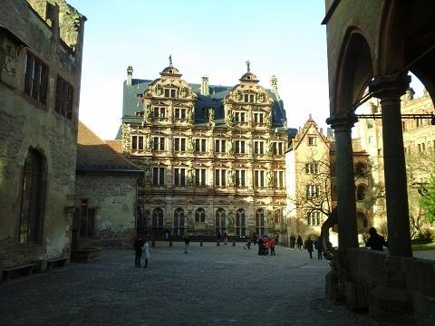 Cour intérieure du château d'Heidelberg