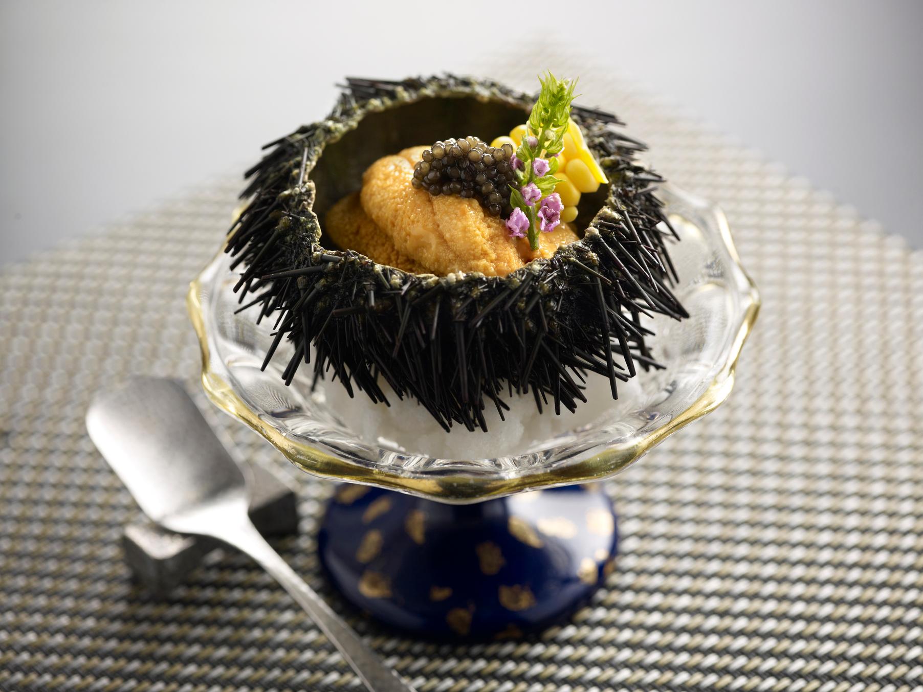 Hokkaido Uni, Caviar Seasonal Vegetables