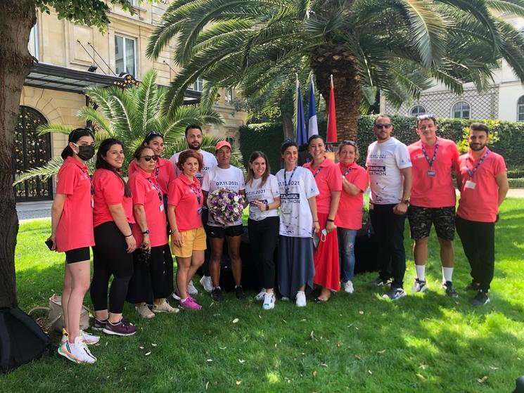 Marie Leautey marathonienne Istanbul