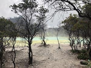 Bandung visite volcan