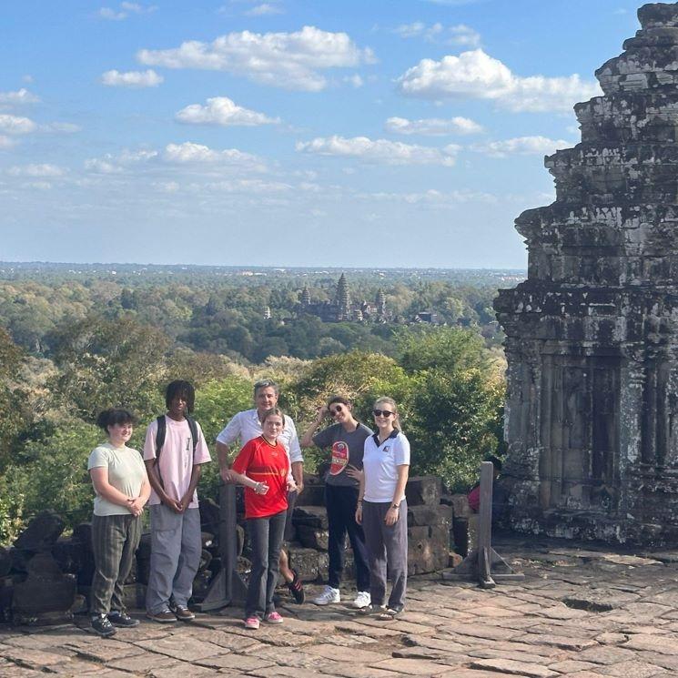 Les élèves du LFIM au Cambodge 