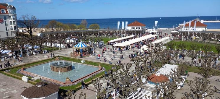 Place des amis à Sopot